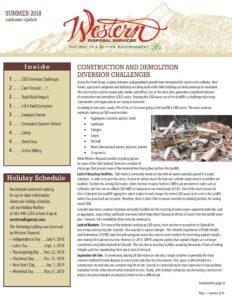 2018 Summer Newsletter Cover Image