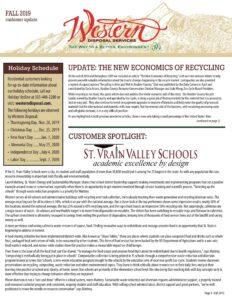 2019 Fall Newsletter Cover Image