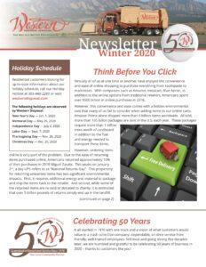 2020 Winter Newsletter Cover